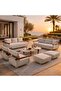 Raaha Outdoor Coffee Table - Cream - 5