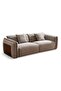 Nukro 3 Seater Sofa-brown - 6