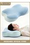 Butterfly Neck Support Pillow, Breathable Memory Foam Pillow, Zoned Support Sleep Pillow,