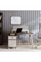 Brooke Office Work Station For 2 Person - Walnut Grey - 4