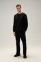Men's Sweatshirt 6Wm3001-Bk - 5