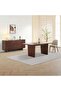 Orion Modular Dining Table Leg Veneer - Walnut - 2