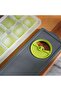 Furat Ice Cube Tray With Lid 24.7x9.5x3.5cm - Grey & Green - 2