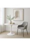 Cavette 2 Seater Dining Table Round - White