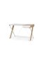 Killoren Writing Desk With Drawer -white Natural - 2
