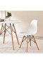 DORTHY 1+2 DINING SET ROUND - WHITE NATURAL - 3