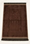 Soft Velvet Textured Prayer Mat - Patterned Tufted Prayer Mat
