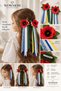 Ukrainian Inspired 2-Piece Girls' Hair Clips – Traditional Motif Hair Accessory with Floral Long Ribbons - 3