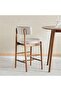 Sylas 1+4 High Bar Table Set Veneer - Walnut & Grey - 8