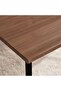 Rhian New 1+4 Dining Set - Natural Black - 8