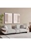 Zentro 4 Seater Sofa - Light Beige - 2
