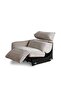 Progo 3 Seater Recliner Sofa - Off White - 4