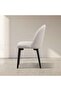 Orion Dining Chair Fabric - Light Grey & Black - 3