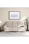 Samwise 3 Seater Recliner Sofa With Cup Holder - Beige - 3