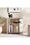 Amela 3 Tier Book Shelf Melamine - Grey & White - 3
