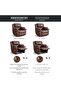 Hireem Single Seater Recliner Sofa - Brown - 7