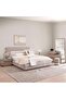 Roma 6 Pc Bedroom Set With Hydraulic Bed 180x200 Cm - Cream