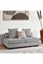 Monro 2 Seater Armless Sofa - Dark Grey
