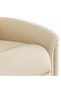 Fotoliu rabatabil, crem, material textil - 8