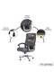 Malbon Office High Back Chair -dark Brown - 4