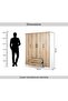Silvino 4 Door Wardrobe With 2 Drawers Mdf - White - 7