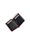Genuine Leather Unisex Black Red Wallet Card Holder Sports Model - 4