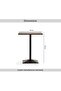 Aparia 2 Seater Dining Table Square Wood - Dark Brown - 7