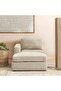 Reem Left Arm Modular Chaise- Beige - 2