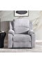 Velourvista Single Seater Recliner Sofa - Grey - 3