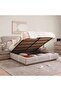 Roma 6 Pc Bedroom Set With Hydraulic Bed 180x200 Cm - Cream - 3