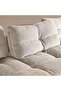 Macrame Corner Sofa Set - Beige - 7