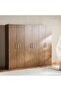 Flexo 6 Door Wardrobe - Almond - 3