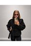 Women's Stand Collar Buttoned Waist-Tied Jacket Cashmere Coat - 5