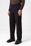 Straight Cut Black Trousers - 4