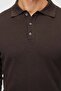 Men's Polo Neck Patterned Knitwear Sweater - 6