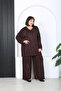 Women's Stone-Embellished Plus Size Suit - 2