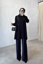 Shoulder Zippered Mercerized Tunic - Black - 2