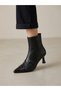 Genuine Leather Zippered Boots Women's Shoes
