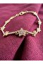 Pink Stone Star Patterned Chain Bracelet - 4