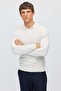 Men's Buttoned Polo Collar Slim Knit Sweater - 2