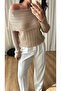 Beige Thin Madonna Collar Sweater - 2Y241036 - 3