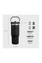The Iceflow Flip Straw 2.0 Tumbler 0.89L Black - 2