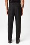 Black Comfort Fit Black Trousers - 7
