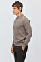 Men's Buttoned Polo Collar Slim Knit Sweater - 2