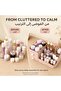 Plastic Desktop Storage Organizer Drawer Makeup Organizer Box, Multi Compartment Cosmetic Holder for - 7