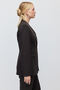 Women's Collarless V-Neck Single Button Blazer Jacket - 5