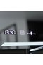 Rectangular LED Mirror, 80x60cm, Rayonnement MotionGlow Marcello, Defog System, Clock & Thermometer, Dimmable - 2