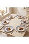 Deniz 6-Piece Porcelain Serving Plate Set - 4