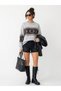 Crew Neck Women's "New Season Knitwear" "New Season • the Power of Pattern" with Its Soft Texture and Elegance - 3