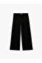 Regular Waist Zipper Pocket Loose Fit Denim Trousers - Loose Straight Fit Jeans
